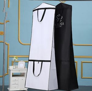 Bridalux Wedding Gown Bag - Long Home Storage Cover with Dust Protection for Women's Robes, Dresses & Clothes.