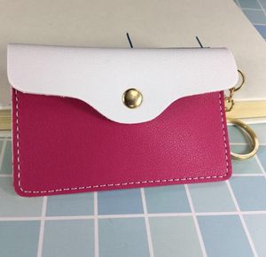 10st nyckelpärlor Mini myntväska Högkvalitativ tjej Härlig söt mode Keychain Card Holder Bag