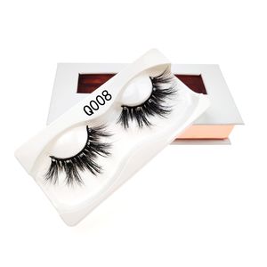 22-25mm Mink Lashes ручной Мерцающие 3D / 5D норковые Ресницы Макияж Толстые Wispy 3D / 5D Mink Lashes Природные Ложные Ресницы Поддельные Lashes