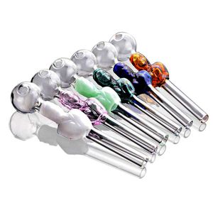 2023 Wholesale Colorful Thick Glass Oil Burner Pipes Cheap Smoking Pipes Glass Dab Accessories Glass Smoking Pipes Accessories