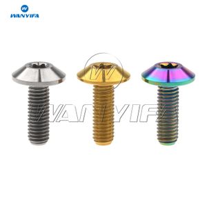 Wholesale titanium ti bolt for sale - Group buy Wanyifa Titanium Bolt M5x15mm Torx Umbrella Head Screw for Bike Motorcycle Bolt Ti Fastener