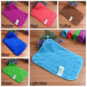 Polyester Coral Fleece Cleaning Cloths Double Sided Absorbent Scouring Pad Kitchen Thickened Quick Dry Dish Towels Wash Towels Panos De Limpieza De Lana De Coral