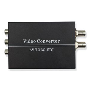 AV إلى Full HD 1080P 3G SDI Converter R / L RCA CVBS إلى 3G / HD-SDI محول محول كاميرا CRT HDTV