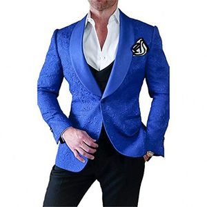 Przystojny Groom Tuxedos Tłoczenie Groomsmen Garnitury Custom Made Garnitur Formalny Dla Mężczyzn Ślub Bestmen Kurtka Kamizelka Kamizelka Spodnie