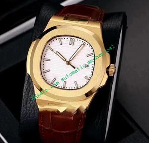 16 Style Luxury Classic 40mm 5711r Leather Strap Asia 2813 Automatisk herrklocka Sportkalenderklockor Läderklocka