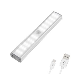 PIR 모션 센서 LED 가벼운 USB 무선 LED 주방 / 벽 램프 3 모드 밝기 레벨 30 LED 캐비닛 빛