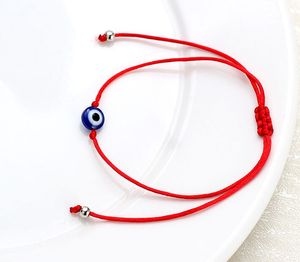 Lucky Eye Blue Evil Eye Charms Bracciale Red String Thread Rope Bracciale per donna Uomo Evil Eye Gioielli Regali