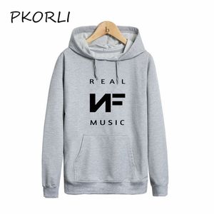 PKORLI MOLETON MASCULINO 2018 Slim NF Hoodies Män Sweatshirt Långärmad Pullover Hooded Mäns brev Tryckta rapper Hoody V191105