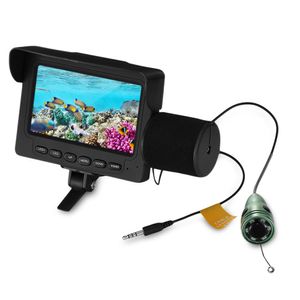 Fish Finder Underwater LED Night Vision Fishing Camera 15M Cavo 1000TVL Monitor LCD da 4,3 pollici