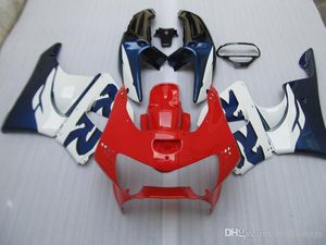 Red white blue fairings for Honda CBR900RR CBR919 1998 1999 fairing kit CBR919RR 98 99 QR64