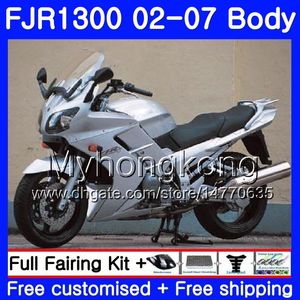 KIT PARA YAMAHA FJR1300A 2001 2002 2003 2004 2005 2006 2007 2aahm.27 FJR 1300 FJR-1300 GLOSS SILVERY FJR1300 01 02 03 04 05 06 07 feiras