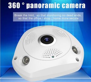 HD 1080P / 3MP WiFi VR Câmera panorâmica de 360 ​​graus Wi-Fi sem fio Wi-Fi IP Câmera de segurança Home Sistema de vigilância Webcam CCTV