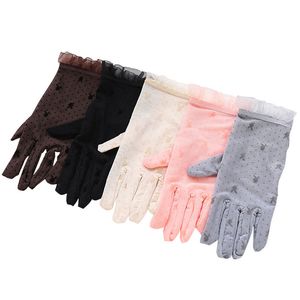 Lovely Lace Gloves Rabbit Pattern For Women Fashion Ladies Girls Female Driving Sunscreen Protection Gloves