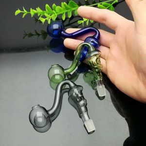 Bruciatore di vetro con teschio colorato Bong all'ingrosso Tubi di acqua Tubi di vetro Rigs Fumo