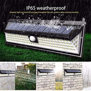 118 LED 1000LM Waterproof PIR Motion Sensor Solar Garden Light Outdoor LED Solar Lamps 3 Modes Security Pool Door Solar Lighting