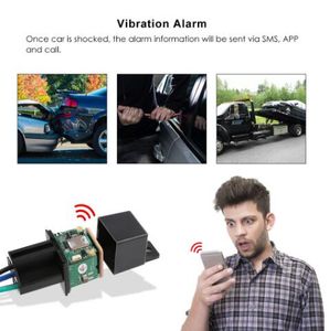 Relay GPS Tracker Car GPS Locator Cut Off Oil Fuel Hidden Design GSM GPS Google Maps Real-time Car Tracker Shock Alarm Free APP