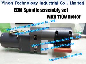 EDM eixo de montagem fixado com 110V motor em DD703 Super máquina broca EDM, CNC smalll furação EDM DD703 DK703