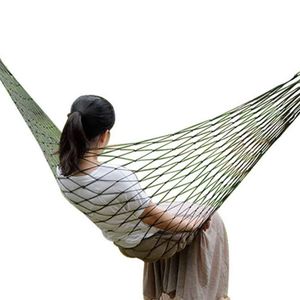 Garten Nylon Hängematten Haning Betten Swing Hang Mesh Net Schlafbett für Outdoor-Reisen Camping