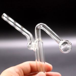 v Cachimbos de água Mini bong de água Tubo queimador de óleo Dab inebriante tubos finos drop down tigela unha