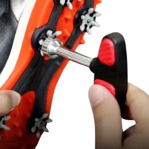 Nonslip Easy Operation Cleats 골프 신발 핸드 도구 조절 가능한 인체 공학적 스파이크 렌치 래칫 팅 가능한 풀러 리퍼 제거