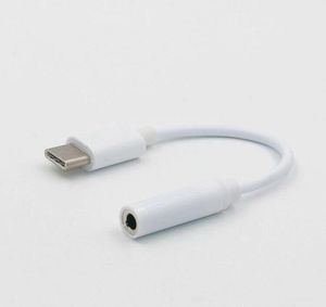 Adapter USB Type-C do 3,5 mm Głośnik audio Słuchawki Słuchawki Mikrofon Słuchawkowy Kabel do Xiaomi 6 Huawei P9 Leeco Pro 3 Le 110