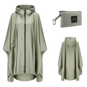 Rain Poncho Jacket Coat Hooded for Adults with Pockets Waterproof Rain Gear Printed Raincoats match storage pouch plus size XXL Lightweight