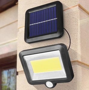 Geteilte Solar-LED-Induktionswandleuchte mit 56 Lichtern, 100 COB, getrennte Innen- und Außenhofbeleuchtung, Garagenbeleuchtung