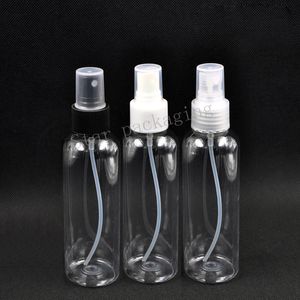 50pcs 150ml spray cosmetico flaconi in PET profumo bottiglia atomizzatore riutilizzabile trasparente vuoto rotondo flacone spray in plastica da 150 ml