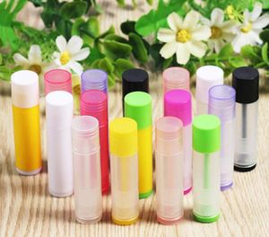 50Pcs/lot 5ml Lipstick Tube Lip Balm Containers Empty Cosmetic Containers Lotion Container Glue Stick Clear Travel Bottle