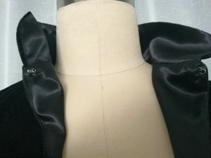 2022 nova jaqueta de veludo manga longa para vestido de casamento vestidos de festa de baile gola alta bolero jaqueta de noiva customizada outono313l