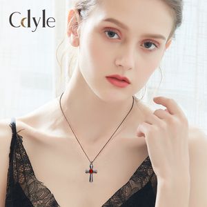 and American crystal cross necklace lady pendant using Swarovski crystal Halloween necklace