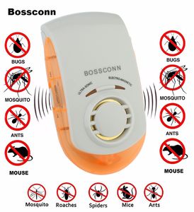 Wtyczka USA Elektroniczne ultradźwiękowe komaroszczelnik Mouse Myszyk Moskitiera Repellent Killer Mouse Cockroach Insect Szczury Pająki Pest Control