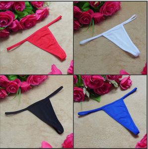 50 pecs Sexy Underwear G String Thongs Panties T Back LINGERIE women lady Solid bikini panty cheap