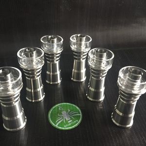 4 в 1 Domeless Titanium Nail dabber инструмент универсальный Titanium GR2 ногти для мужчин женский 14 мм 18 мм совместное Бонг аксессуары кварцевые блюдо