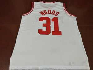 Niestandardowe mężczyźni młodzież kobiety vintage # 31Treadwell Woods # 14 Marszałek Koszykówka Jersey Rozmiar S-4XL lub niestandardowa Dowolna nazwa lub Jersey Number