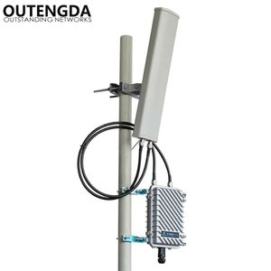 Долгорочный диапазон 400 метров Открытый Wi-Fi маршрутизатор Access Point Extender 2.4 ГГц 300 МБ-беспроводной маршрутизатор AP Hotspot Базовая станция с 14DBI Ant