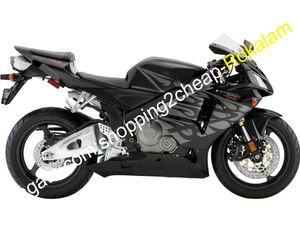 Maßgeschneiderte ABS CBR600 RR Verkleidung für Honda F5 CBR600RR 2005 2006 CBR 600RR 05 06 Schwarz Grau Verkleidungskörper-Kits (Spritzguss)