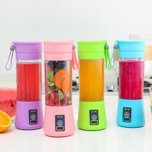 3 styles Personal Blender With Travel Cup USB Portable Electric Juicer Blender Rechargeable Juicer Bottle Fruit Vegetable Kitchen Tools 610