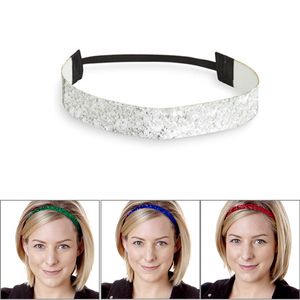 2020 Feminino NO deslizamento Ampla Bling Glitter Headband