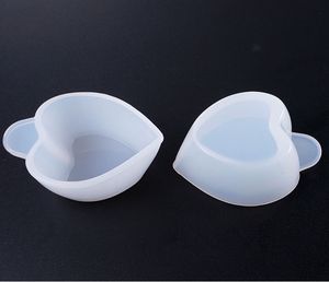 재사용 가능한 색상 혼합 실리콘 컵 미니 UV 수지 혼합 컵 에폭시 수지 도구 측정 컵 쏟아지는 접시