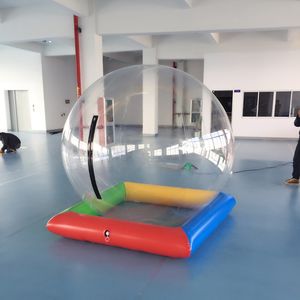 Frete grátis Top Qualidade da Água pé bola Toy Bola Com PVC 0,8 milímetros e Alemanha TIZIP Zipper de 1,5 m de diâmetro para 1-2 pessoas