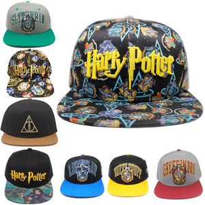 ingrosso Regalo Di Harry Potter-8 stile Harry Potter Hogwarts cappelli berretto da baseball cap per adulti Snapback Hip Hop regolabile cappello esterno regalo di Cosplay delle ragazze dei ragazzi prop JJ79