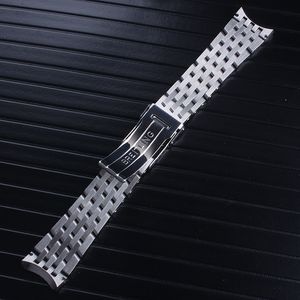 22mm 24mm Cruved End High Quality Solid rostfritt stålklockarmband för Breitling Watch342E316H