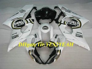 SUZUKI GSXR1000 K5 05 06 GSXR için Hi-Sınıf Enjeksiyon kalıp Fairing kiti 1000 2005 2006 ABS siyah beyaz Kalafatlama set + hediyeler SE13