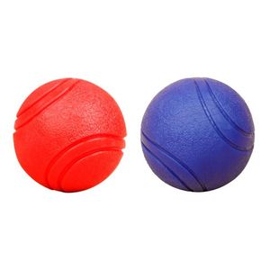 Solid Gummi Pet Dog Ball Tändning Tänder Tugga Bittar Elastiska Durable Portable Pet Leksaker 4,5cm