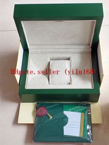 Роскошные высокого качества зеленый Часы Оригинальный Box Papers сумки карты коробки 0.8KG Для 116610 116660 116710 116500 116520 3135 3255 4130 часы