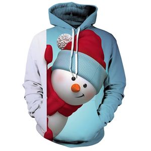 Moda 3D Hoodies Kazak Casual Kazak Unisex Artı boyutu Sonbahar Kış Streetwear Açık Giyim Kadınlar Erkekler Noel 027 hoodies yazdır