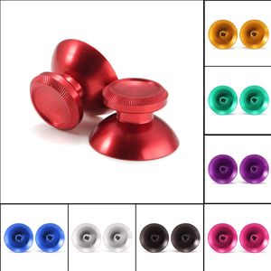 Aluminum Metal Analog Joystick Thumb Stick Grip Cap Replacement Buttons For Playstation 4 PS4 Slim/Pro/Xbox One Slim X Controller FAST SHIP