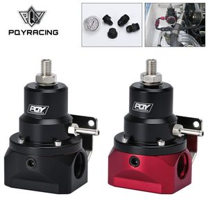 AN10 PQY EFI Regolatore di pressione del carburante Calibro 0-160psi -10AN 10/10/6 Porte di ritorno di ingresso per BMW E30 M20 6cy con adesivo PQY PQY-7856