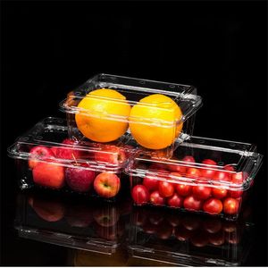 Einweg Obst Box Transparent Takeaway Container Lebensmittel Fall Gemüse Verpackung Box Frische Lagerung Box Küche yq000697